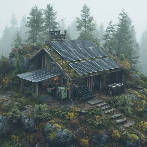 @spycrft on Instagram: "When the world gets unpredictable, having a secure off-grid location isn’t just smart—it’s essential. But what makes a hideaway truly sa… in 2025 | Off the grid, Off grid house, Grid