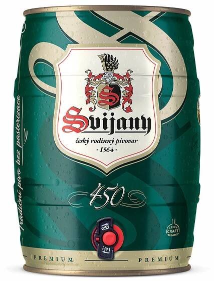 Soudek 5l Svijany 450 Prémiový ležák - Pivovar Svijany