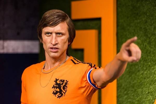 Onthulling Johan Cruijff Madame Tussauds Amsterdam