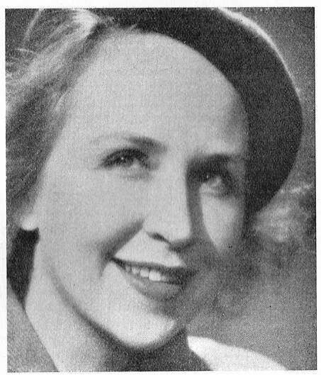 Birgitta Valberg in Hoogland, Claes & Gunnar Helén (red), Scenens ungdom, Stockholm, 1954. Photographer unknown. Image source: Svenskt Porträttarkiv (CC-BY-NC-SA 4.0 – cropped)