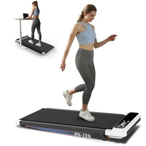 Walking Pad 4in 1 for Walking And Jogging, Under Desk Treadmill for Home Office, Portable Walking Pad Treadmill Under Desk, Desk Treadmill In LED Disp