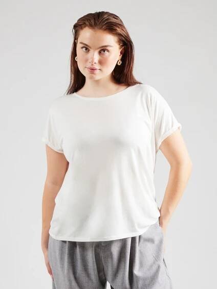 Vero Moda Curve Tričko 'Aya' – bílá: přední strana