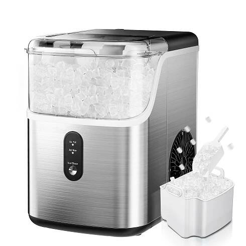 35 Pound * Ice Machine And 26/28 Pound Bullet Ice Machine, Compact & Portable, Self-Cleaning * Ice Maker with Ice Scoop&Basket, * B