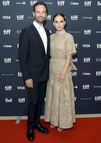 Benjamin Millepied and Natalie Portman attends the "Carmen" Premiere during the 2022 Toronto International Film Festival at TIFF Bell Lightbox on September 11, 2022 in Toronto, Ontario.
