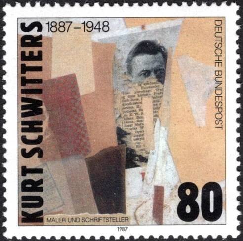 Německo 1987 Koláž, Kurt Schwitters Mi# 1326