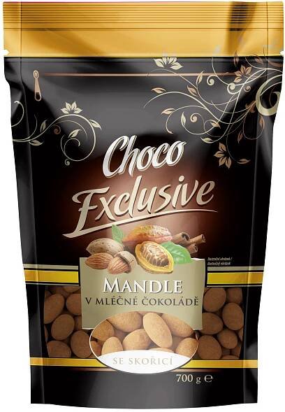 POEX Choco Exclusive Mandle v mléčné čokoládě 700g