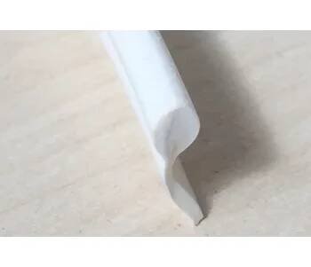 Kedr PVC, paspulka plastová, 4/10mm bílá, metráž