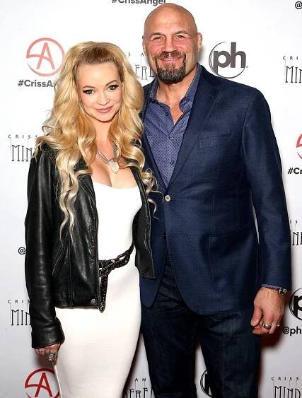 Mindy Robinson and Randy Couture
