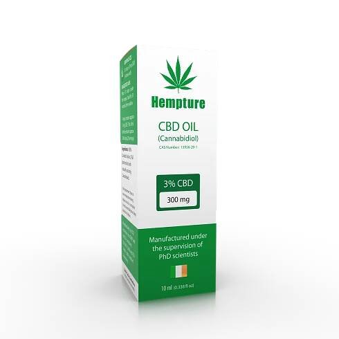 Hempture 3% CBD oil – 10ml – Hempture.ie OFFICIAL SITE