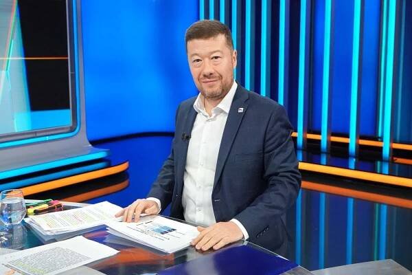 Šéf hnutí SPD Tomio Okamura v Partii Terezie Tománkové