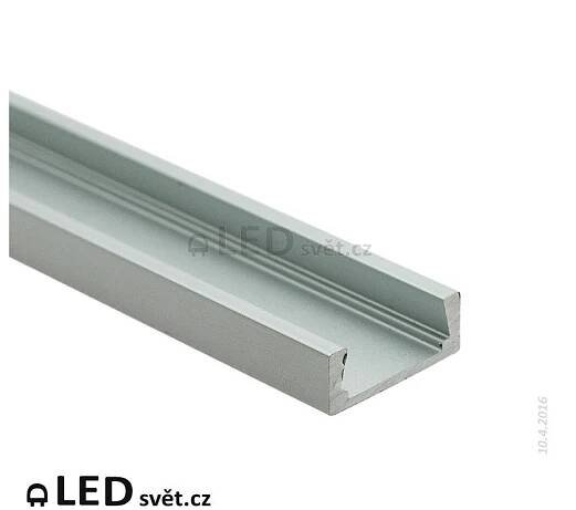 LED profil  MIKRO UP anodizovaný