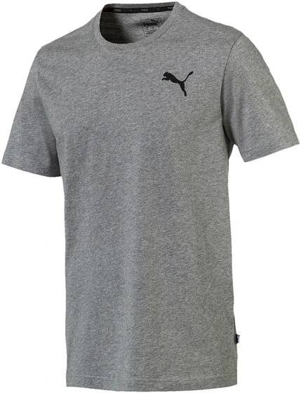 Pánské tričko s krátkým rukávem Puma ESSENTIALS TEE šedé | Snipit.cz