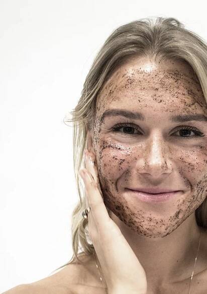 Pleťový raw peeling z kávové sedliny 80 ml