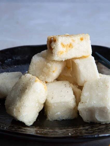Easy Fried Silken Tofu (Vegan)