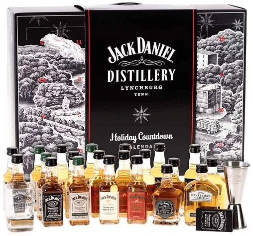 Degustační adventní kalendář Jack Daniel's Whiskey 21x0,05l 40%