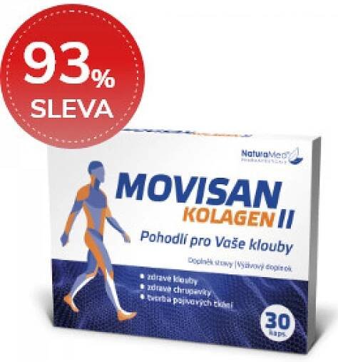 NaturaMed Movisan Kolagen II 30 kapslí