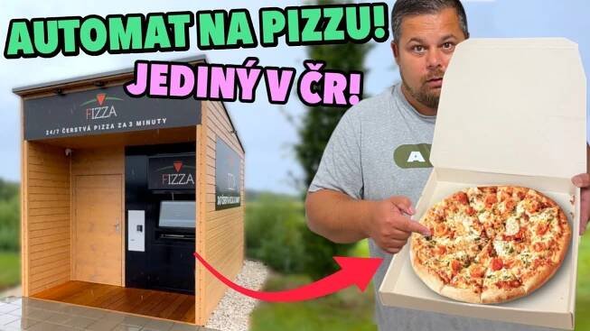 Jediný AUTOMAT NA PIZZU v ČR! Upeče Pizzu jako z PIZZERIE?