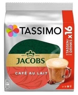 kapsle tassimo jacobs cafe au lait 16 kusu