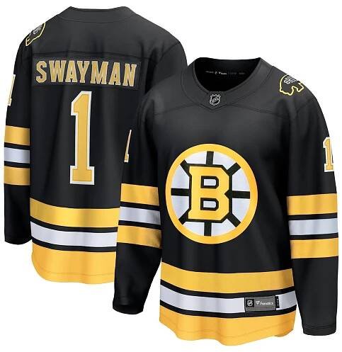 Jeremy Swayman Boston Bruins Fanatics Home Breakaway Player Jersey - Black