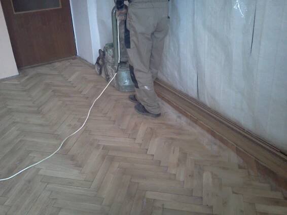 Třebíč - rekonstrukce podlah 