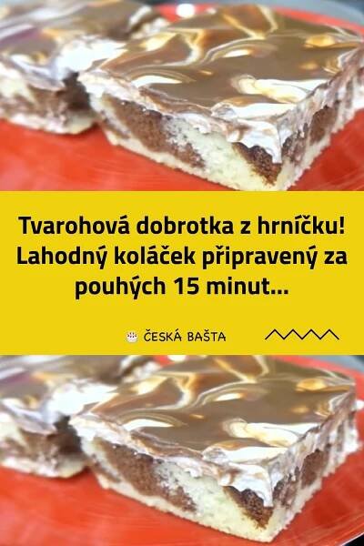 Tvarohová dobrotka z hrníčku! Lahodný koláček připravený za pouhých 15 minut…