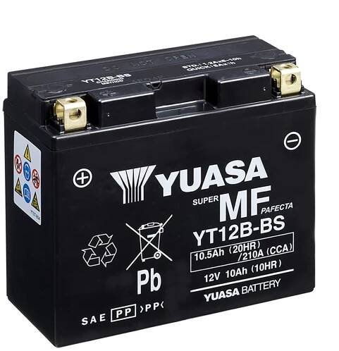 Topmoto.cz - Baterie Yuasa YT12B-BS 12V/10A - Bezúdržbové - Baterie, NÁHRADNÍ DÍLY