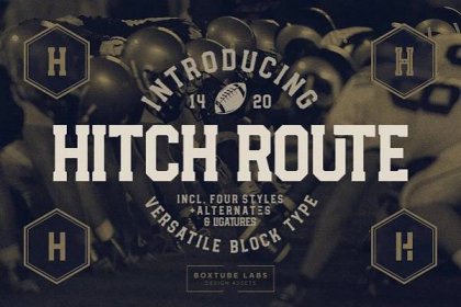 Hitch Route Font
