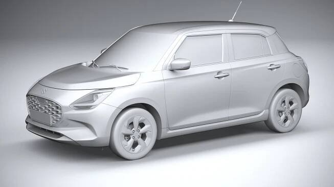 Suzuki Swift 2024 model https://p.turbosquid.com/ts-thumb/wM/hT3VDJ/8h/suzuki_swift_2024_grey_0000/jpg/1713448133/1920x1080/fit_q87/756223716ed4b8ad282485fff72a1fa1f96357b6/suzuki_swift_2024_grey_0000.jpg