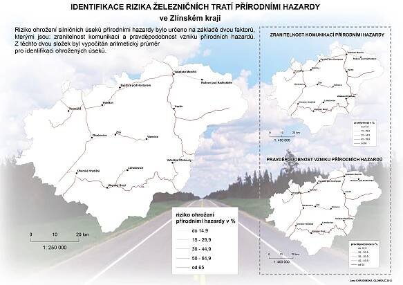 Kvantifikace ohrožení dopravní infrastruktury přírodními hazardy - postup práce
