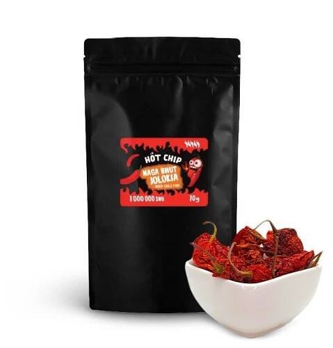 Hot chip NAGA BHUT JOLOKIA SUŠENÉ PAPRIČKY 10G
