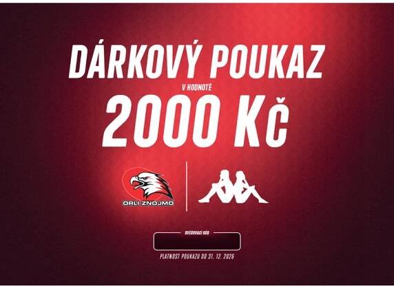 Dárková poukázka HC Znojmo - 2000 Kč