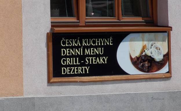 Restaurace Zámecká vrátnica ve Vizovicích