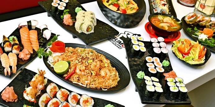 Running sushi v OC Šestka: 2hod. asijská hostina