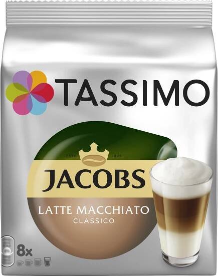 Tassimo Jacobs Latte Macchiato Classico, 8 ks