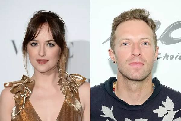 Dakota Johnson and Coldplay's Chris Martin Cuddle at Concert