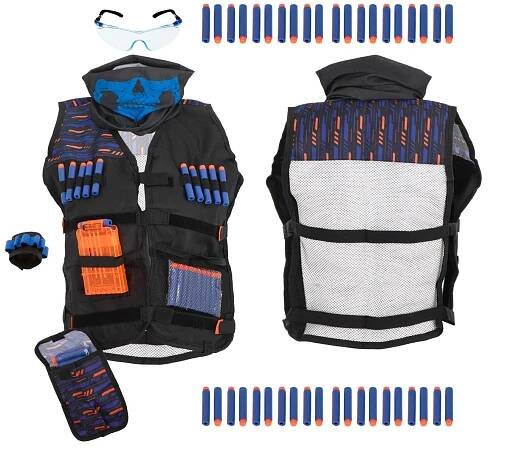 Taktická vesta pro odpalovací zařízení Nerf 2 + příslušenství | mujandilek.cz