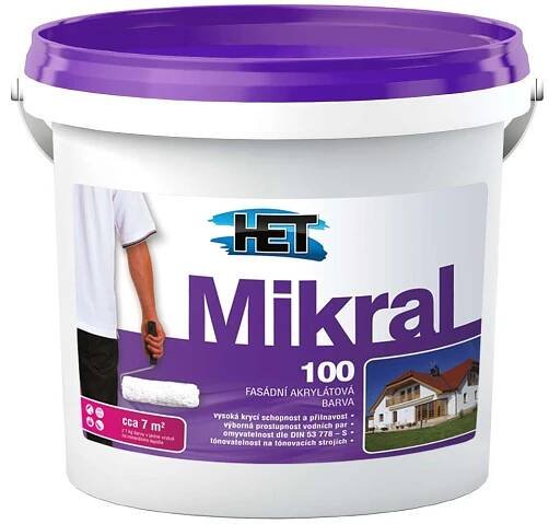 Het Mikral 100 fasádní barva 15+3kg