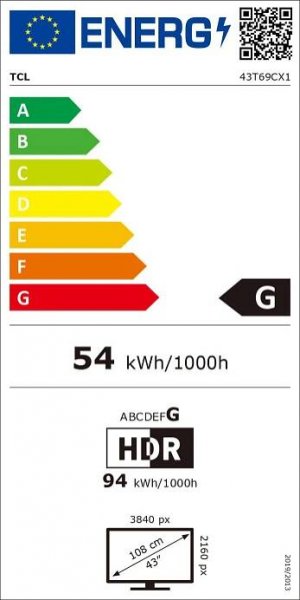 43" TCL 43T69C