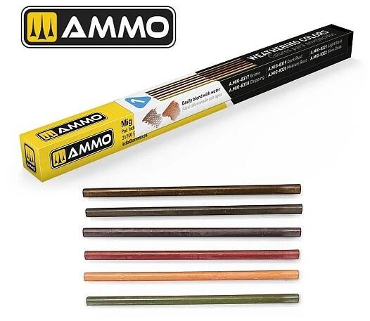 LOCK N LOAD - Weathering Colors (Set of 6 watercolor leads)