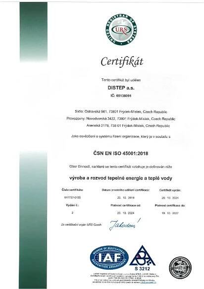 thumbnail of ČSN EN ISO 45001:2018