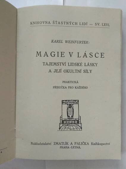 Karel Weinfurter - Magie v lásce, kopie! - Odborné knihy