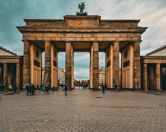 Brandenburger Tor Berlin rueckseite