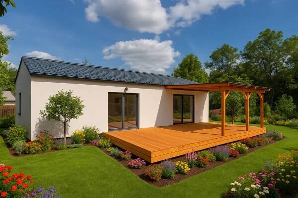 Dřevostavba Easy 53 v Dolním Vlkýši u Malesic - EasyHomes