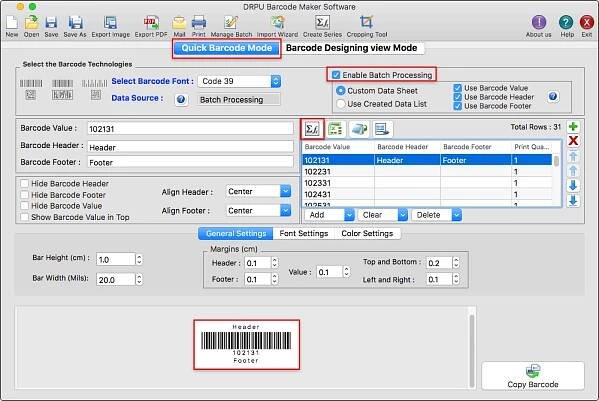Enable Batch Processing