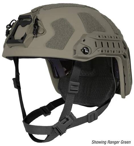 Ops-Core FAST SF High Cut ballistic tactical helmet in Ranger Green