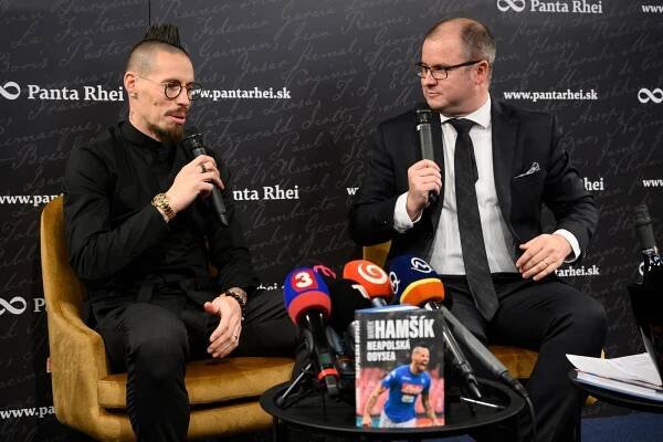 Marek Hamšík a Marcel Merčiak