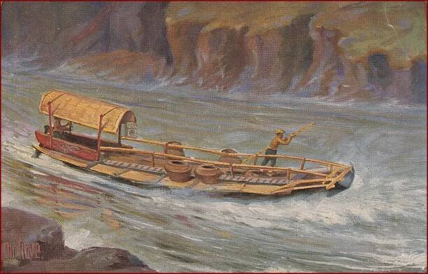 Lodě (vodní doprava) * Marine Galerie 32 - transportní člun * M2667 - Pohlednice