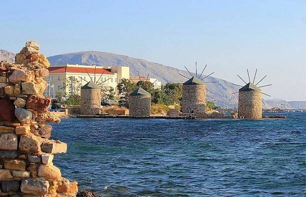 chios windmills