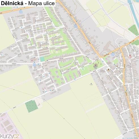 Dělnická - mapy | Kurzy.cz