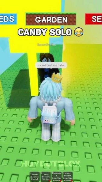 When I trying to impress Bacon #huydutblox #roblox #growagarden